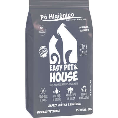 Pó Higiênico Easy Pet & House Lavanda 1kg