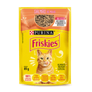 Ração Úmida Friskies Gatos Adultos Salmão Ao Molho Purina 85g