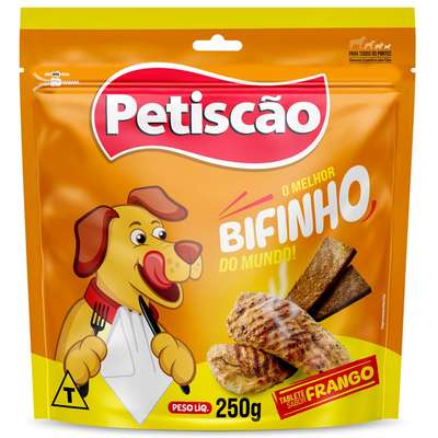 Bifinho Petiscão Tablete Sabor Frango 250g