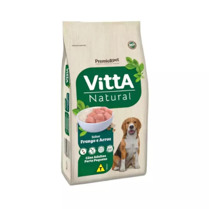 Premier Vitta Natural Adulto Raças Peq. Frango e Arroz 3kg