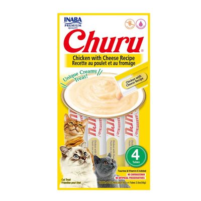 Petisco Churu Frango Com Queijo Para Gatos 56g