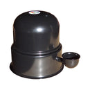 Bebedouro Vida Mansa Alumínio P/Cães e Gatos Preto 3L