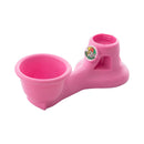 Bebedouro Vida Mansa Mini Portátil P/Cães e Gatos Rosa