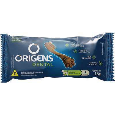 Petisco Origens para Cães Adultos Porte Pequeno Dental