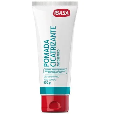 Pomada Cicatrizante - 100g Ibasa Para Cães e Gatos