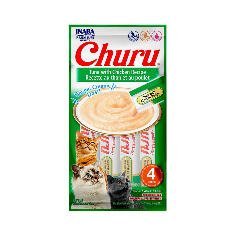 Petisco Churu Atum Com Frango Para Gatos 56g