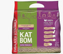 Katbom Natural Areia Granulada Higiênica P/Gato Tradicional 6kg