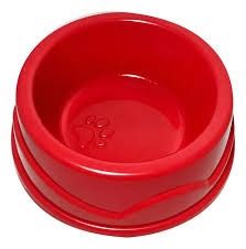 Comedouro Fourplast Plástico - 500ml Vermelho