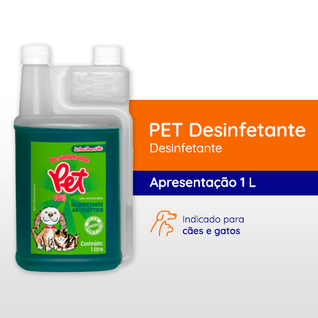 Desinfetante Pet Chemitec 1 Litro