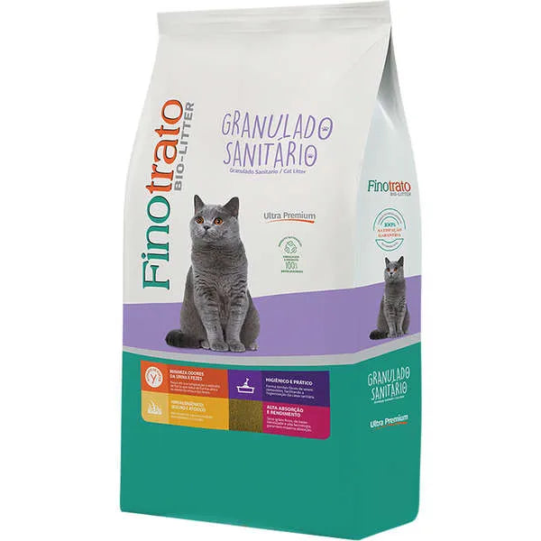 Finotrato Bio-Litter Granulado Sanitário Para Gatos 4kg