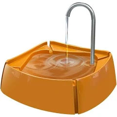 Fonte Bebedouro Para Gatos E Cães Laranja Automático