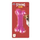Brinquedo Mordedor Osso Flexível Strong Bone Pet M Cor Rosa