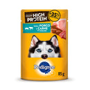 Ração Úmida Pedigree High Protein Cães Adultos Porco e Carne 85g