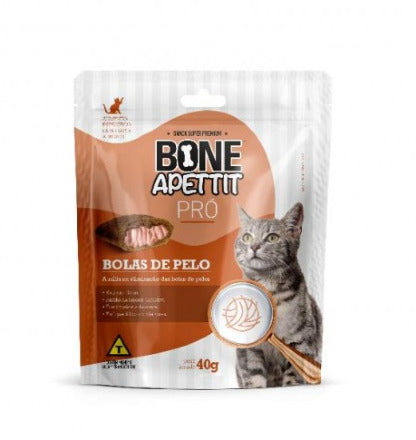 Petisco Para Gatos Snack Bone Apettit Bola de Pelo 40g