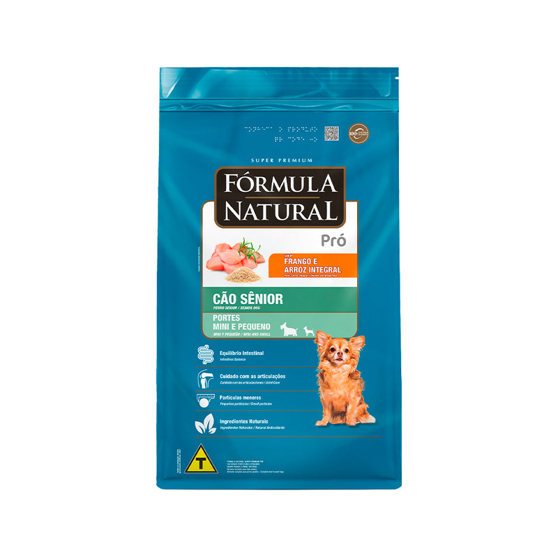 Ração FM Pró Sênior - Frango e Arroz Integral Porte Mini e Pequeno 2,5Kg
