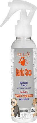 Banho Seco Pet Life Ferret E Roedores 120ml
