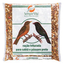 Ração Triturada P/Sabiás E Passáros Pretos-500g- Sempre Vita