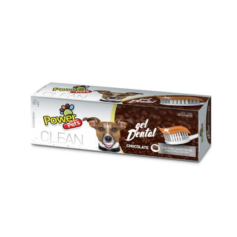 Gel Dental Chocolate 60g-Power Pets