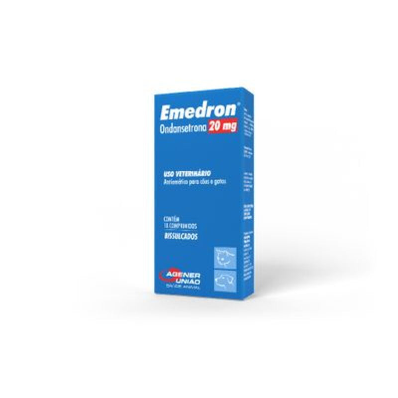 Emedron 20mg Antiemético Para Cães e Gatos Agener União