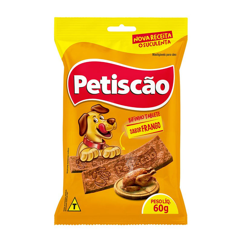 Bifinho Petiscão Tablete Sabor Frango 60g