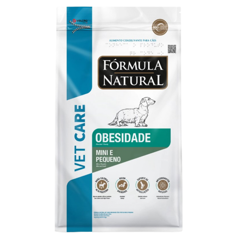 Fórmula Natural Vet Care Obesidade Cães Mini e Pequenos 2kg