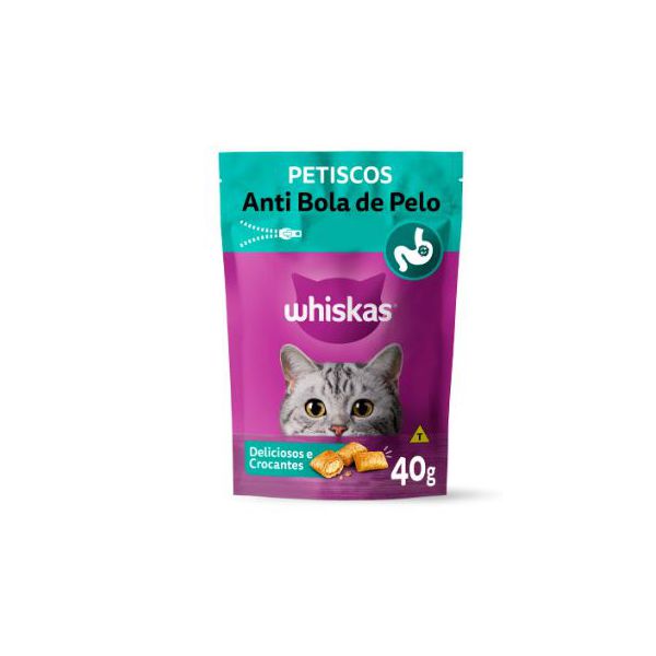Whiskas Petisco Anti Bola de Pelo 40g