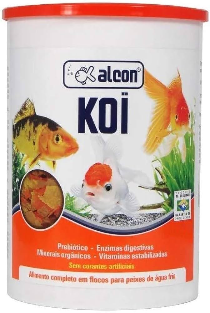Ração Alcon Koi Peixes De Água Fria 45g