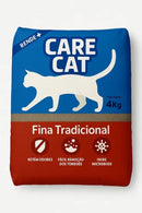 Areia Higiênica Care Cat Tradicional Fina 4kg