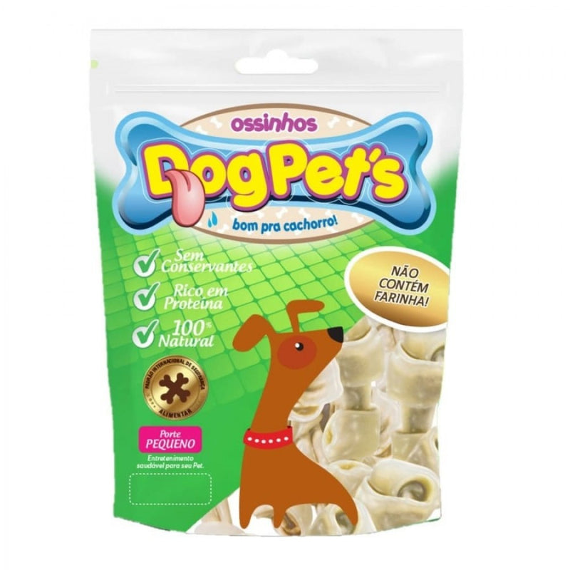 Petisco Natural Osso Mini 2/3 Dog Pet's para Cães Porte Pequeno 100g