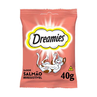 Petisco Dreamies Salmão Para Gatos 40g