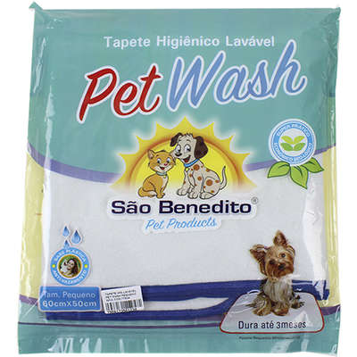 Tapete Higiênico Pet Lavável 60x50cm -Pet Wash