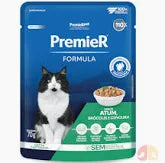 Ração Úmida Sachê PremieR® Formula Gatos Adultos Castrados 85gr Atum, Brócolis e Cenoura