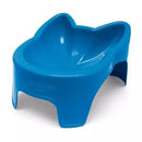 Comedouro Alto Gatos Filhotes - 100Ml Azul