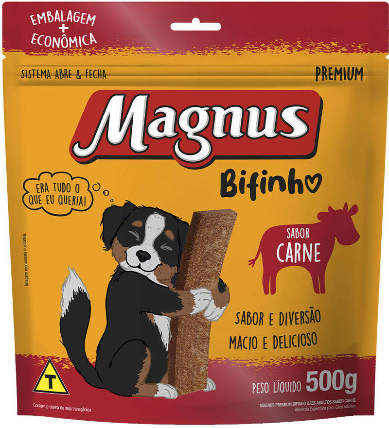 Bifinho Magnus Sabor Carne 500g