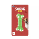 Brinquedo Mordedor Osso Flexível Strong Bone Pet M Cor Verde