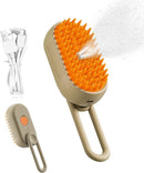 Escova A Vapor Steamy Pet Brush Para Cães e Gatos
