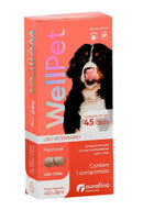 Antipulgas e Carrapatos Wellpet 560mg Para Cães 40,1 a 56kg 1 comprimido