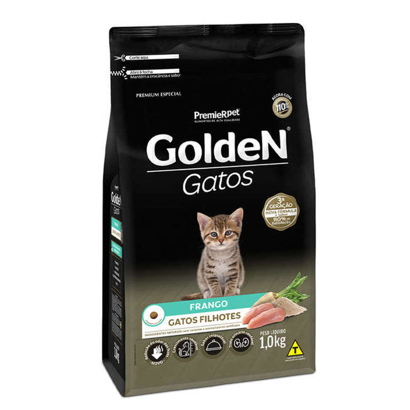 Ração Golden Gatos Filhotes Frango 1kg