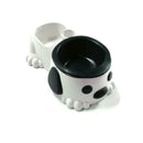 Comedouro Bebedouro Duplo Garrafa Cães Gatos N.2 Preto