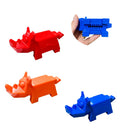 Brinquedo Mordedor Pet Rinoceronte - 3D Porta Petiscos Cores Variadas