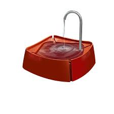 Fonte Bebedouro Para Gatos E Cães Vermelho Automático