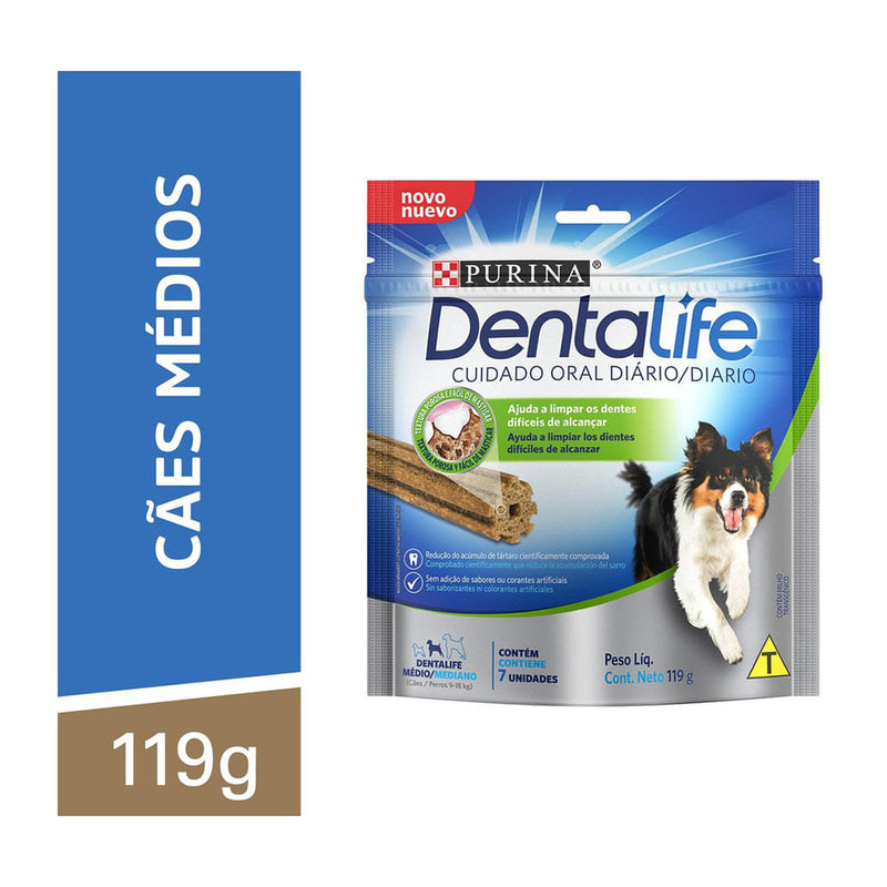 DentaLife Petisco P/Cães Adultos Raças Médias 119g