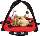 Tenda Para Gatos - Tapete De Brincar Dobrável Joaninha