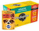 Pedigree Sachê Adulto Carne Ao Molho Pague 10 Leve 12