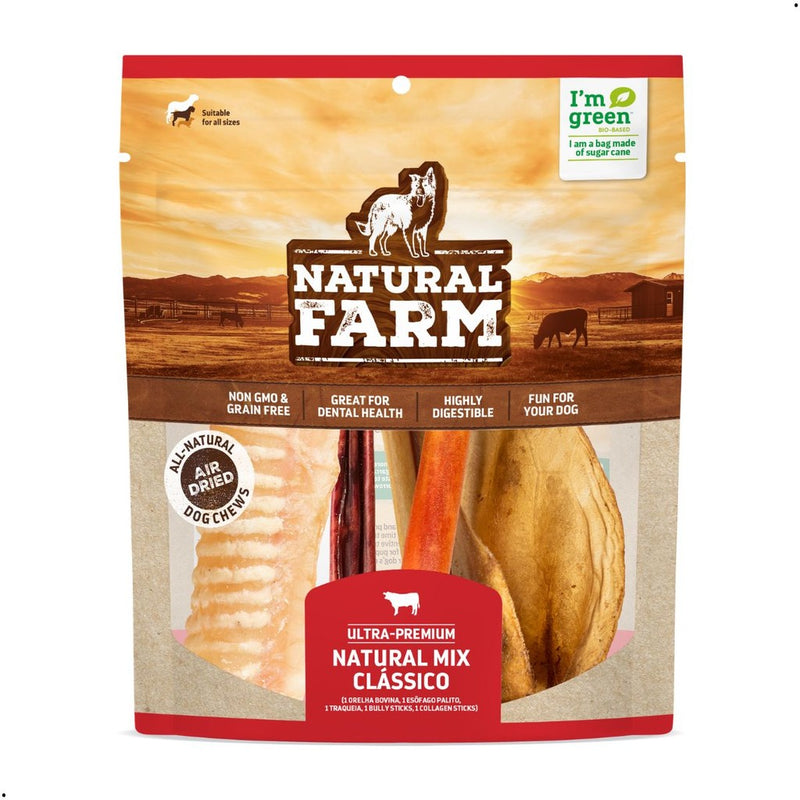 Natural Mix Clássico com 5 itens da Natural Farm Pacote 139g