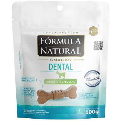 Fn Snacks Formula Natural Dental para Cães Porte Mini e Pequeno