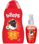 Kit Beeps Pet Society Shampoo 2 em 1 e Colônia Melancia
