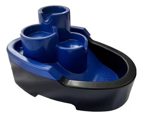 Fonte Automatica Para Gatos Cascata Bivolt 2,5l Azul