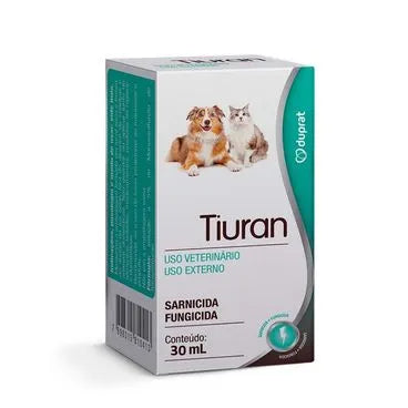 Tiuran Sarnicida e Fungicida para Cães e Gatos Duprat 30ml