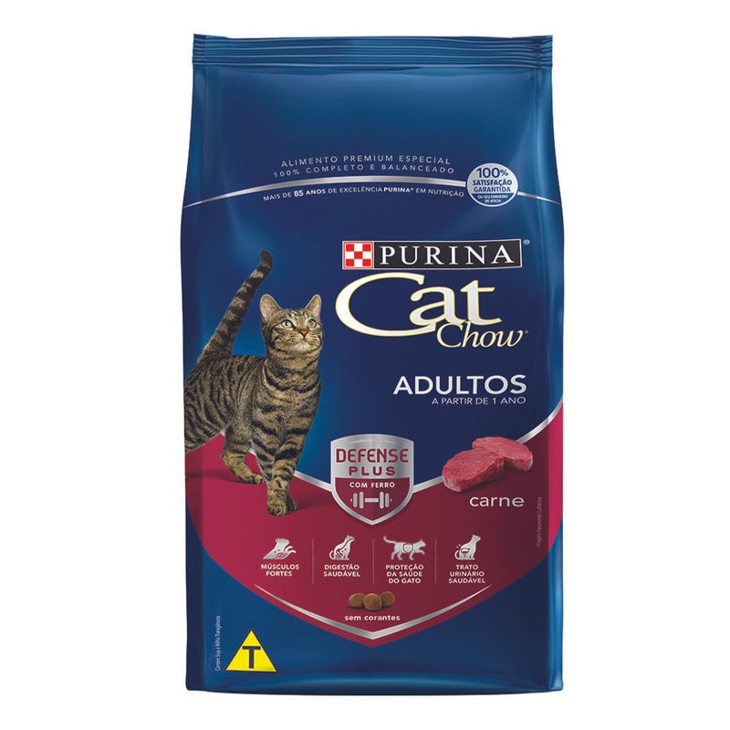 Ração Cat Chow Gatos Adultos Carne 10,1kg